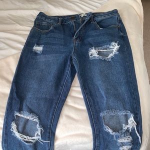 High rise jeans